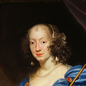 Kaiserin Eleonora von Mantua-Nevers (Gonzaga) / Kunsthistorisches Museum Wien, Austria Ausschnitt des Gemäldes der Kaiserin Eleonora von Mantua-Nevers (1628-1686) von Frans Luycx. Datiert 1651.
