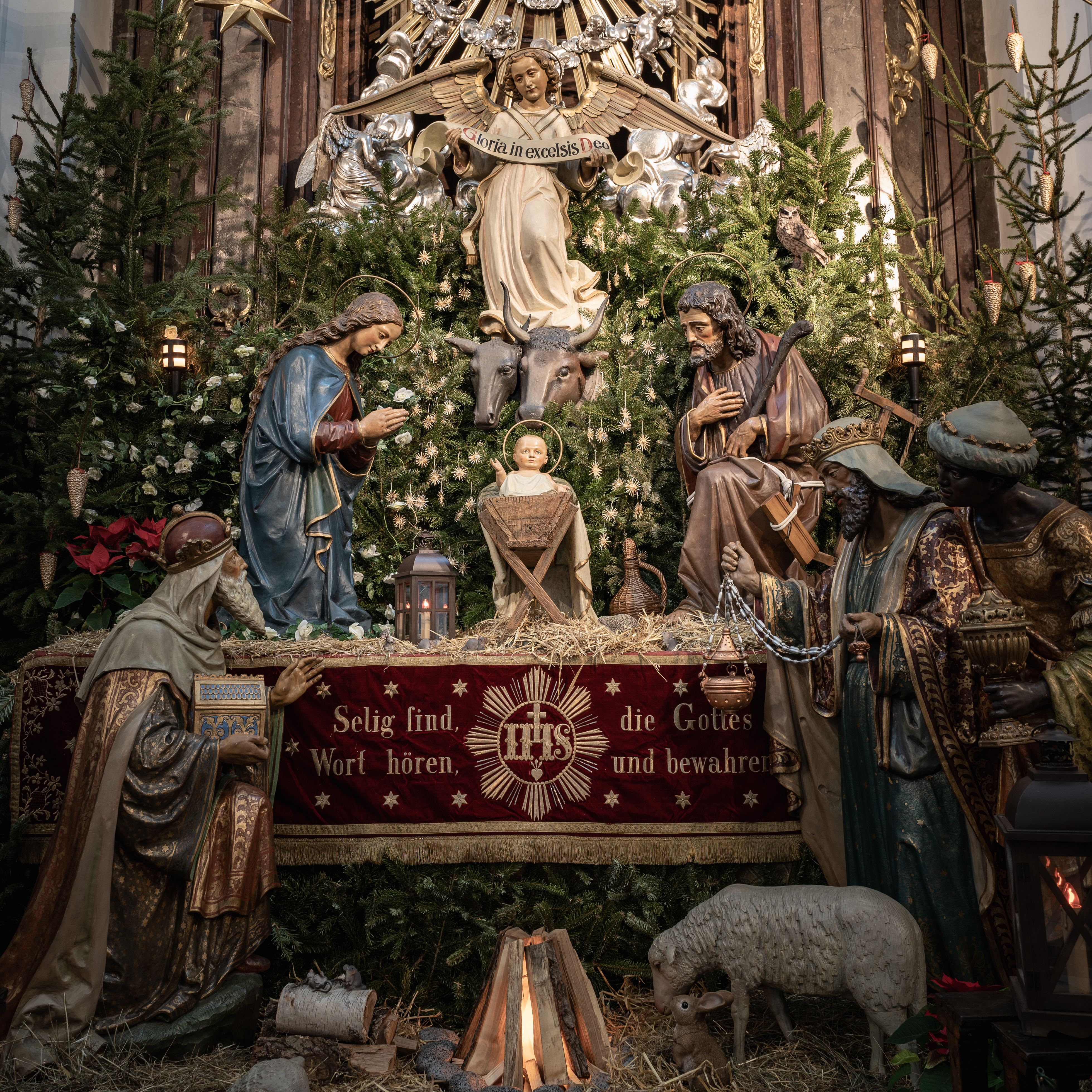 Weihnachtskrippe in der Kapuzinergruft, Wien.
